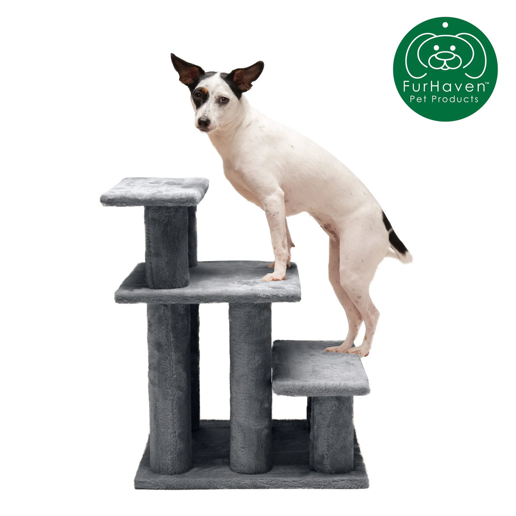 Steady Paws 3-Step Pet Stairs | Safe Climbing for Senior Dogs & Cats