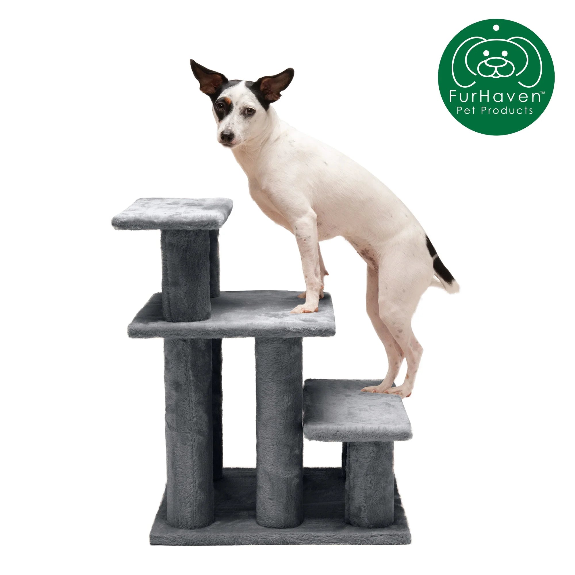 Steady Paws 3-Step Pet Stairs | Safe Climbing for Senior Dogs & Cats