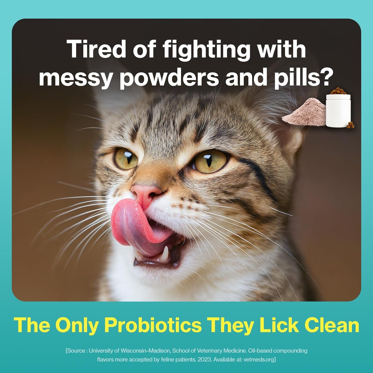 Cat Biome Probiotic · Digestión Diaria Para Gatos Senior
