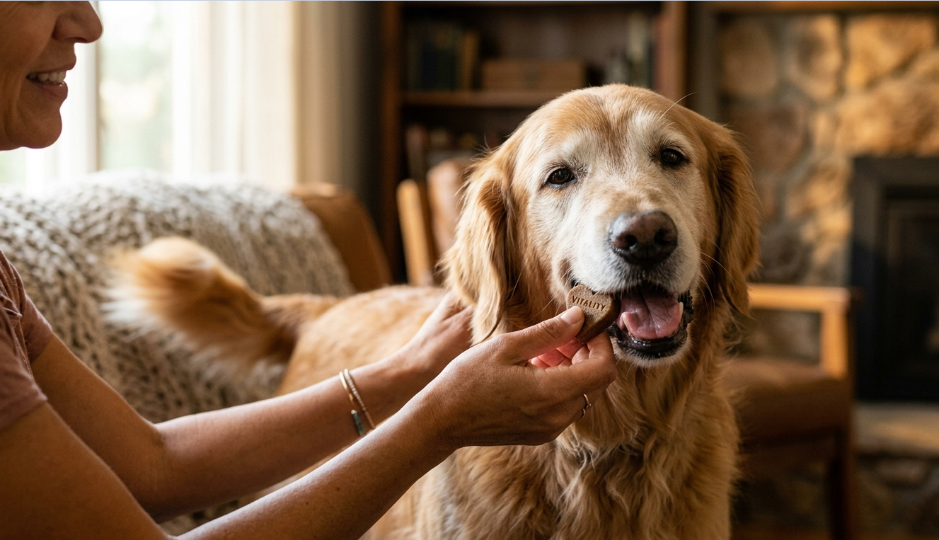 Give Him Back His Spark | Energy & Mobility Support for Senior Dogs