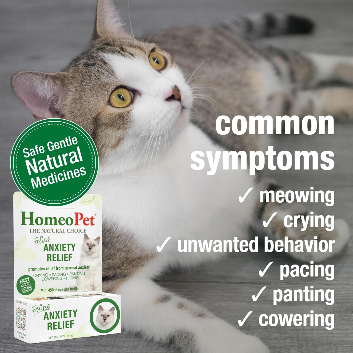Feline Anxiety Relief · Calma Natural Para Gatos Mayores