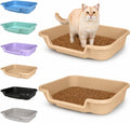 Kittygohere | Cat | Senior Comfort | Low-Entry Litter Box | Easy Access 2-Pack