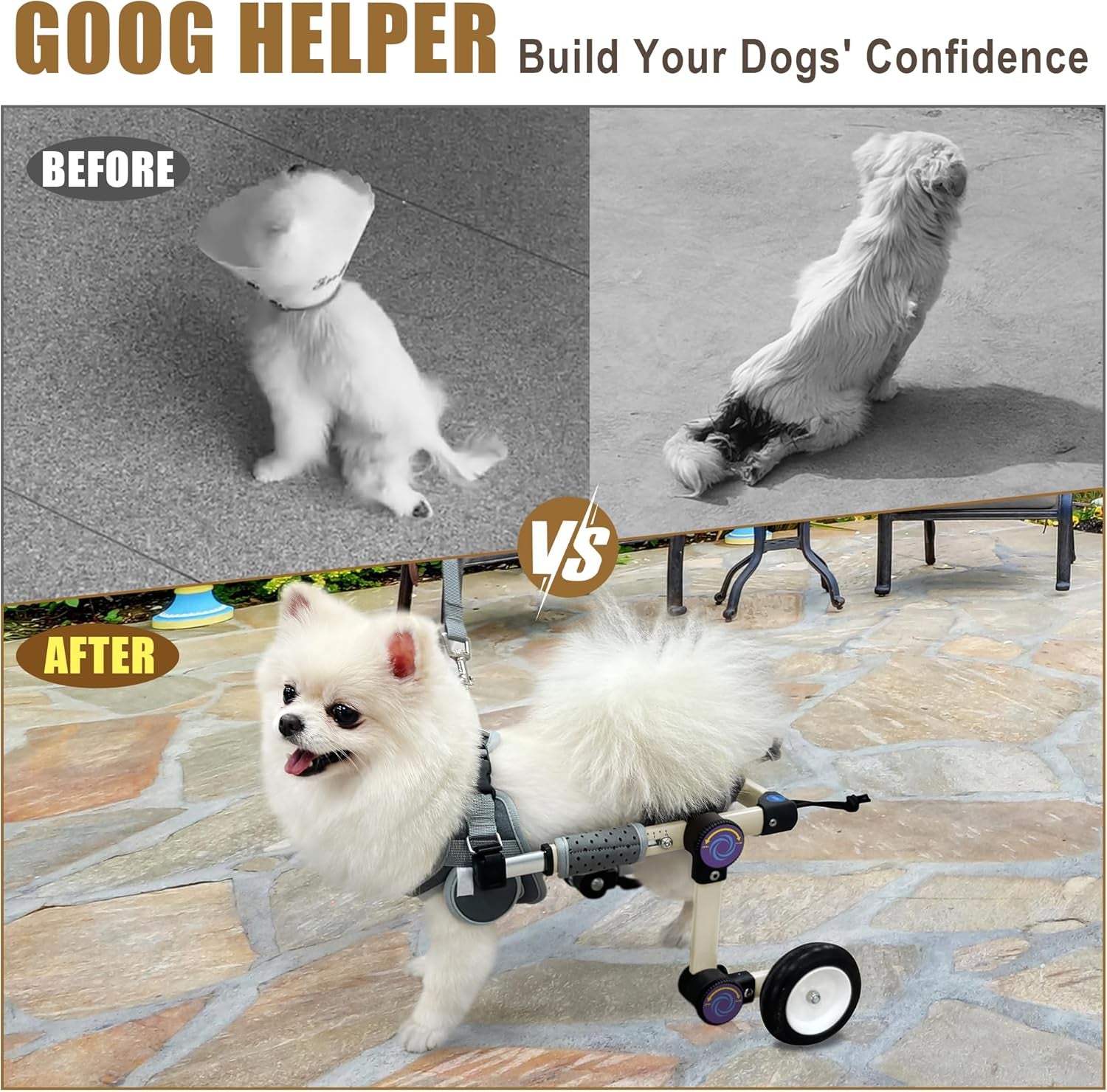 | Dog | Senior Mobility | Rear-Leg Wheelchair | Keep Walking Together