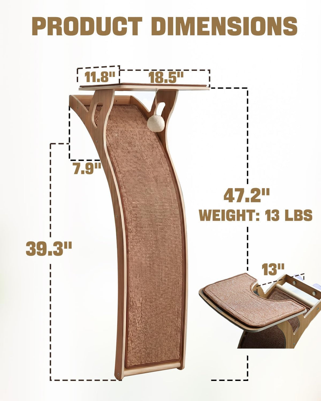 JKX Window Perch Con Rampa · Cama De Ventana Para Gatos Senior