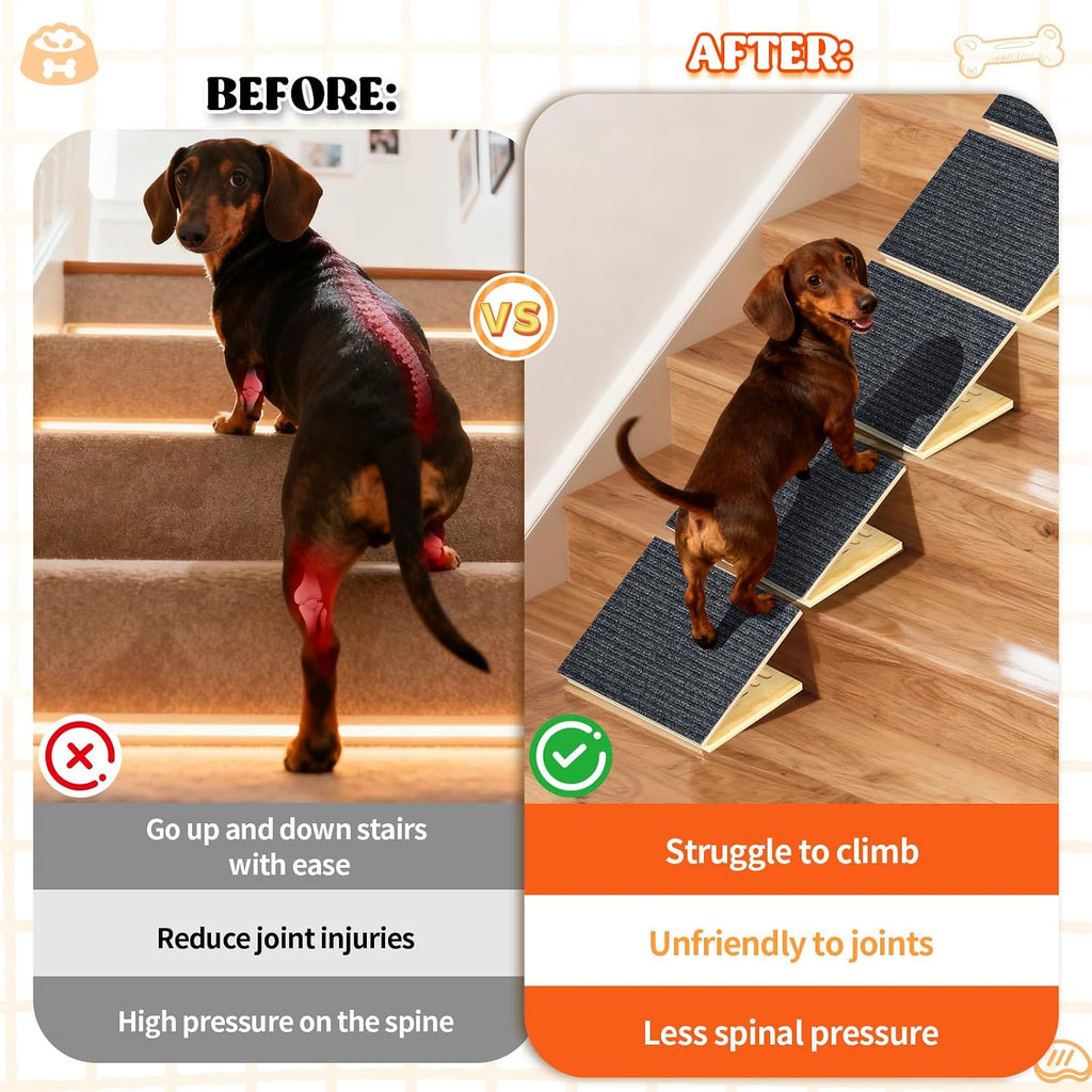 Rampas Para Escalones (2-Pack) · Movilidad Para Mascotas Senior