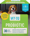 Senior dog digestive probiotic powder packets box