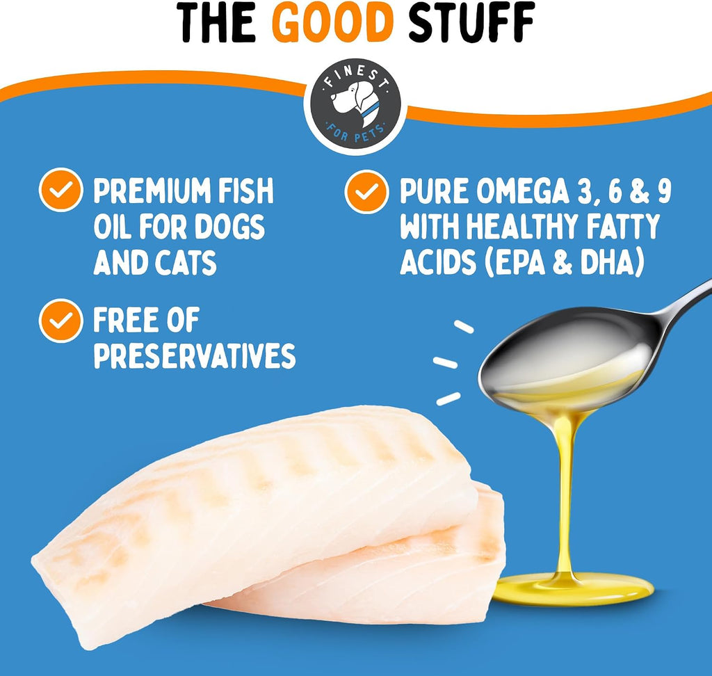 Omegease Fish Oil 100% Puro · Omega-3 Piel, Pelaje Y Articulaciones