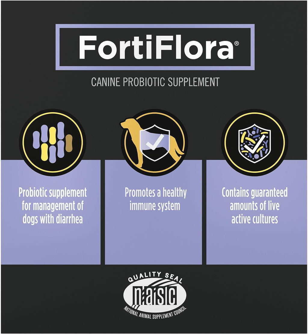 Fortiflora Canine Probiotic | Daily Digestive Support for Senior Dogs