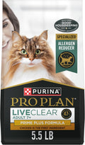 Purina Pro Plan | Cat | Senior 7+ | Liveclear Allergen Reducing | Dry | 5.5 Lb