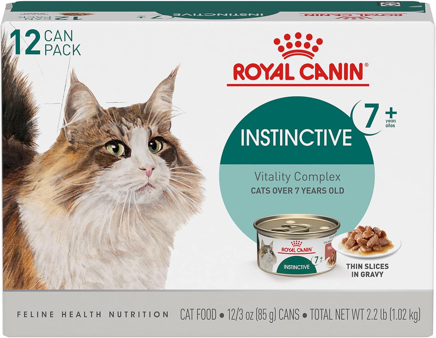 Royal Canin | Cat | Senior 7+ | Instinctive Mature | Wet | 12 x 3 oz