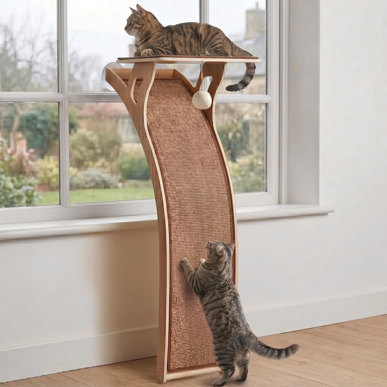JKX Window Perch Con Rampa · Cama De Ventana Para Gatos Senior