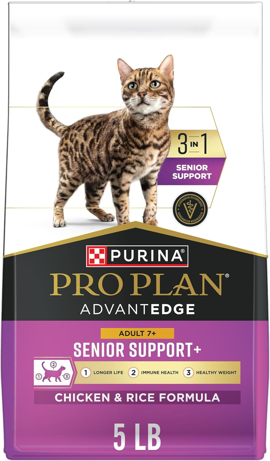 Purina Pro Plan | Cat | Senior 7+ | Advantedge Senior Support plus | Dry | 5 Lb
