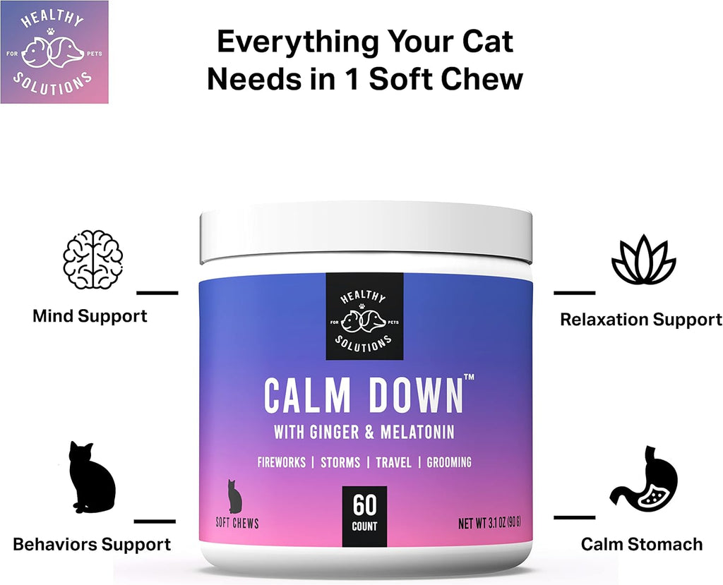 Naturvet Calming Chews · Calma Diaria Para Gatos Senior