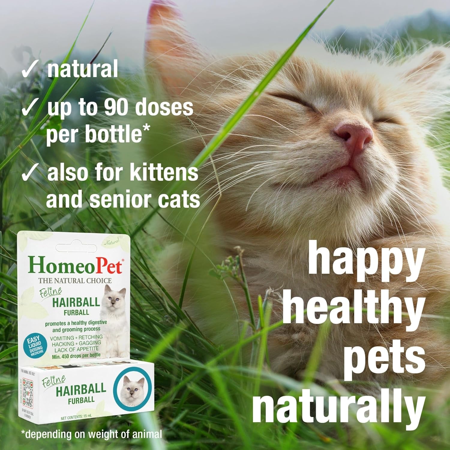 Feline Hairball · Control Natural De Bolas De Pelo