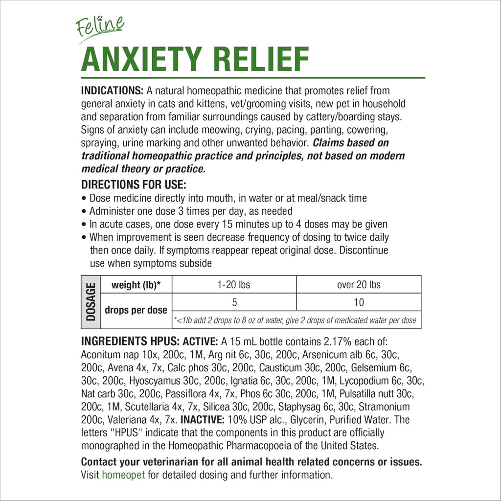 Feline Anxiety Relief · Calma Natural Para Gatos Mayores